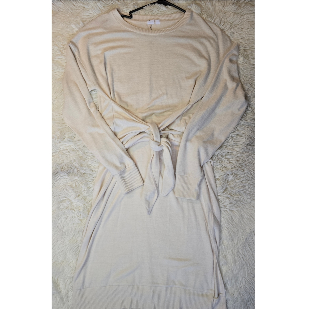 GAP Cream Knit Sweater Dress
